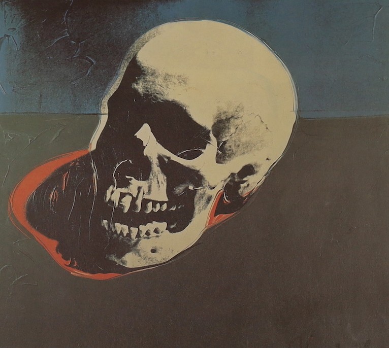 Andy Warhol (1928-1987), signed print, 'Skull' from a VIP Book, published 1986, 21 x 22cm, with COA